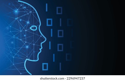 Machine learning concpt, technology background