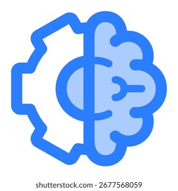 Machine learning icon. ai, algorithm, data, model, neural, training, automation, intelligence, analytics. Vector Icon Illustration