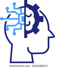 Machine Learning Icon Element For Design