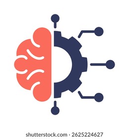 Elemento de ícone do Machine Learning para design