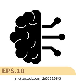 machine learning icons  symbol vector elements for infographic web