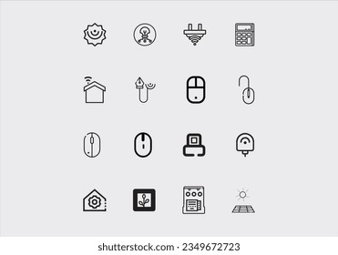 Machine Learning - thin line vector icon set. Pixel perfect. Editable stroke. The set contains icons: Artificial Intelligence, Robot, Computer Language, Big Data, Digital Profile, AI Research, Neural 