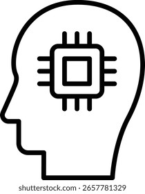 Machine Learning Vector for Modern Curriculum, AI and algorithm education, future technology concept