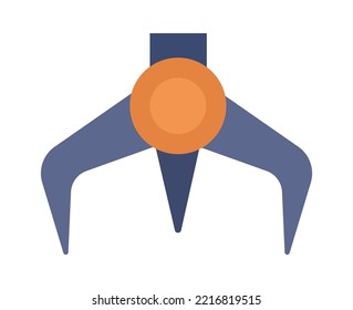 Flachbild-Symbol für Maschinenmanipulatoren