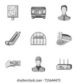 Machine, means, movement and other web icon in monochrome style.Transport, public, machinery, icons in set collection.