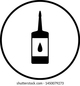 Flaschensymbol für Maschinenölsetzer