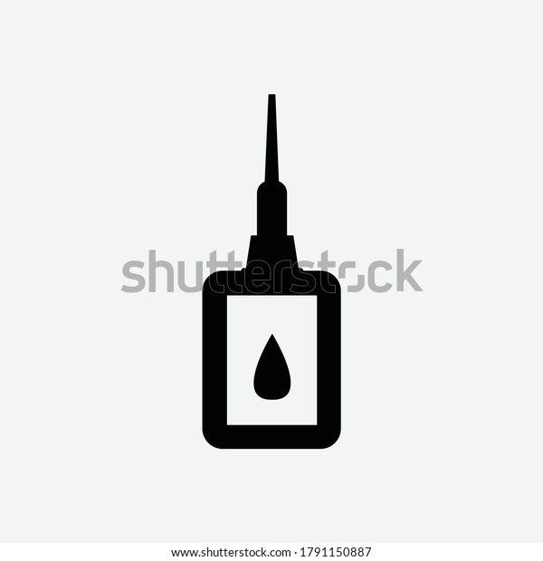 Machine oil icon with
background