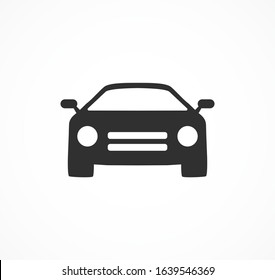 Machine outline line icon isolated on beautiful background. Car symbol for website design,logo, user interface. Editable stroke. Vector transport illustrator. EPS 10 line. car