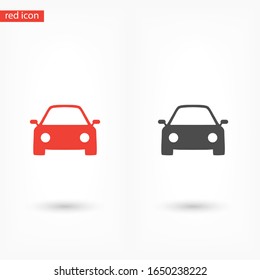 Machine outline line icon isolated on beautiful background. Car symbol for website design,logo, user interface. Editable stroke. Vector transport illustrator. EPS 10 line. car
