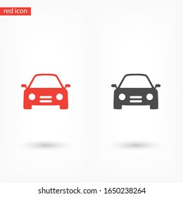 Machine outline line icon isolated on beautiful background. Car symbol for website design,logo, user interface. Editable stroke. Vector transport illustrator. EPS 10 line. car