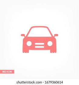Machine outline line icon isolated on beautiful background. Car symbol for website design,logo, user interface. Editable stroke. Vector transport illustrator. EPS 10 line. car