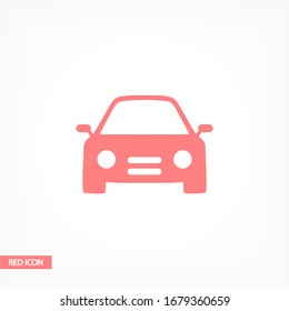 Machine outline line icon isolated on beautiful background. Car symbol for website design,logo, user interface. Editable stroke. Vector transport illustrator. EPS 10 line. car