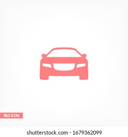 Machine outline line icon isolated on beautiful background. Car symbol for website design,logo, user interface. Editable stroke. Vector transport illustrator. EPS 10 line. car