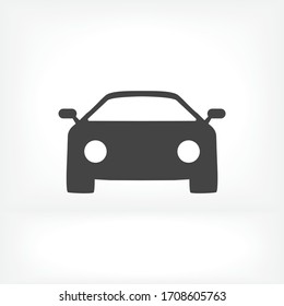 Machine outline line icon isolated on beautiful background. Car symbol for website design,logo, user interface. Editable stroke. Vector transport illustrator. EPS 10 line. car