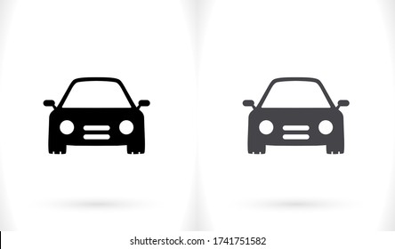Machine outline line icon isolated on beautiful background. Car symbol for website design,logo, user interface. Editable stroke. Vector transport illustrator. EPS 10 line. car