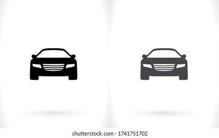 Machine outline line icon isolated on beautiful background. Car symbol for website design,logo, user interface. Editable stroke. Vector transport illustrator. EPS 10 line. car