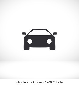 Icono de línea de contorno de máquina aislado en un bonito fondo. Símbolo de coche para diseño de sitio web, logotipo, interfaz de usuario. Trazo editable. Ilustrador de transporte de vectores. Línea EPS 10. coche