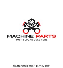 Machine Parts Logo Suitable for Automitive Industry