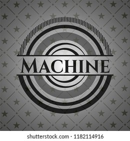 Machine realistic dark emblem