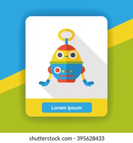 machine robot flat icon