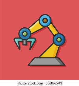 machine robot icon vector