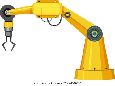 Machine robotic robot arm hand  illustration