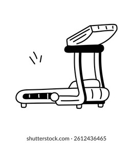 Machine for running and walking workouts indoors