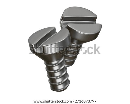 machine screw icon 3d illustration render