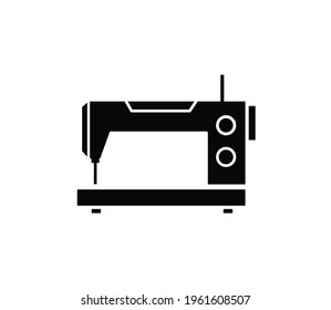 Machine sewing icon vector flat style trendy