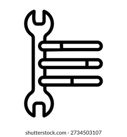 Machine Status Icon - Black Outline Icons Style For Production Management