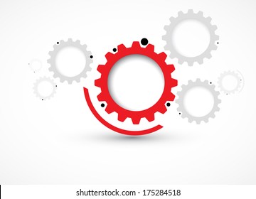 machine technology gears. retro gearwheel mechanism abstract background