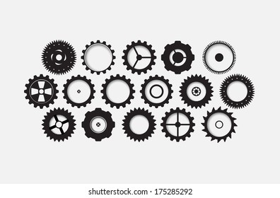 machine technology gears. retro gearwheel mechanism abstract background