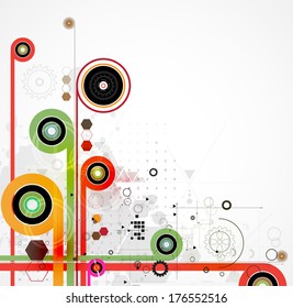 machine technology gears. retro gearwheel mechanism abstract bacground