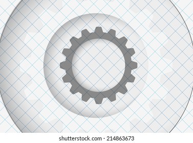 machine technology gears. retro gearwheel mechanism abstract bacground