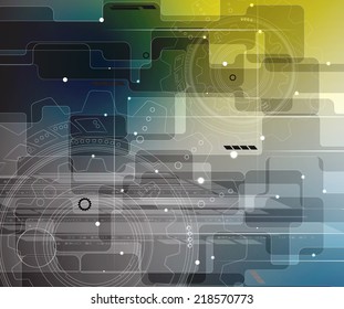 machine technology gears. retro gearwheel mechanism abstract background