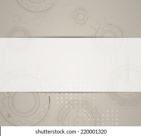 machine technology gears. retro gearwheel mechanism abstract bacground