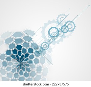 machine technology gears. retro gearwheel mechanism abstract background