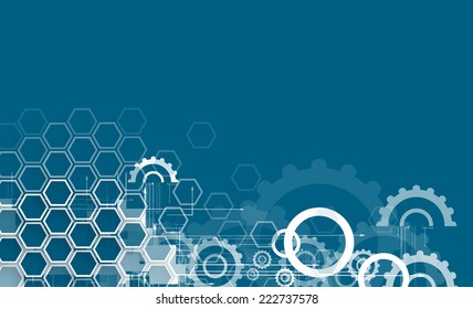 machine technology gears. retro gearwheel mechanism abstract background