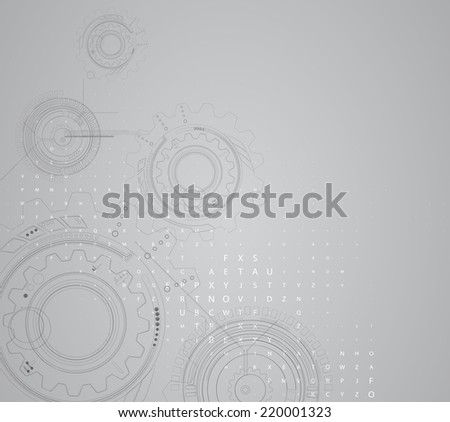 machine technology gears. retro gearwheel mechanism abstract bacground