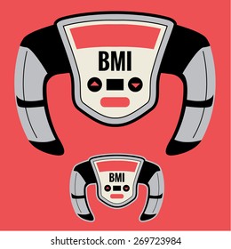 Machine that Measures your Body Mass Index - BMI svg