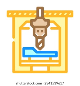machine tooling mechanical engineer color icon vector. machine tooling mechanical engineer sign. isolated symbol illustration