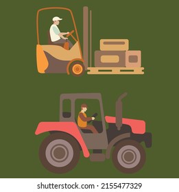 machine tractor special equipment agriculture farm