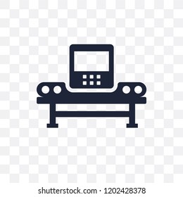 Machine transparent icon. Machine symbol design from Industry collection. Simple element vector illustration on transparent background.