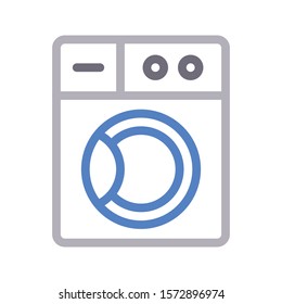 machine vector color line icon 