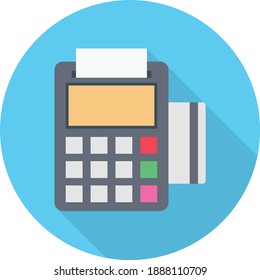 machine vector colour flat icon