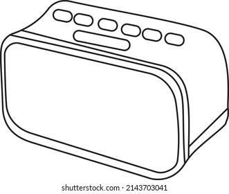 machine vector. counter device. Electronic counting device digital counter tasbeeh geiger counter line art design. Tasbeeh  