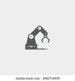 Señal de ilustración de icono del vector de máquina