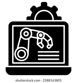 Machine Vector Illustration Icon Collection