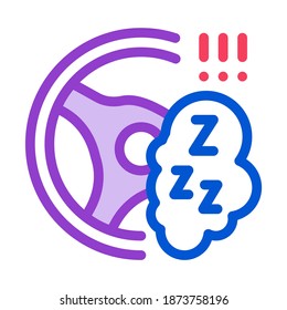 machine warning icon vector. machine warning sign. color symbol illustration