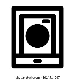machine wash icon isolated sign symbol vector illustration - high quality black style vector icons
